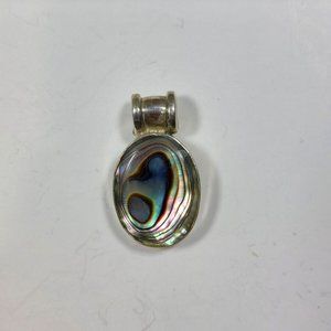 Abalone Shell 925 Sterling Silver Pendant